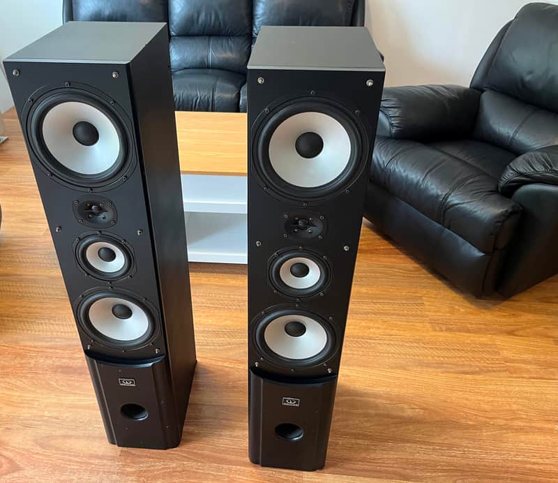 FLOOR SPEAKERS - WELLING CENTURY 8-F EARLY 2000'S (MIN HRS USE) 150 WATTS