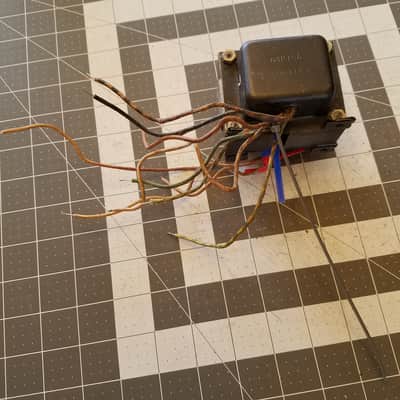 Woodward Schumacher 68P106 Transformer 240-0-240 / 12.6 V Webcor Vintage Power Tested Tube Amp Project 1961 image 7