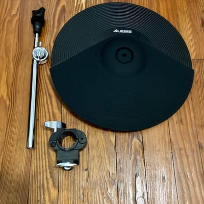 Alesis 14" Triple Zone Ride Cymbal NEW (1 Port) w/10" Boom & Clamp Crash E-Drum Drums Crimson II SE image 1