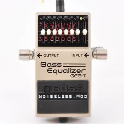 Boss GEB-7 Modified Noiseless For Bass Equalizer Pedal Made in Taiwan 2007 Mod Used From Japan #GV85848 image 7