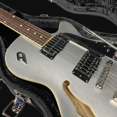 Duesenberg Starplayer TV Electric Guitar in Silver Sparkle W/ Hardcase image 12