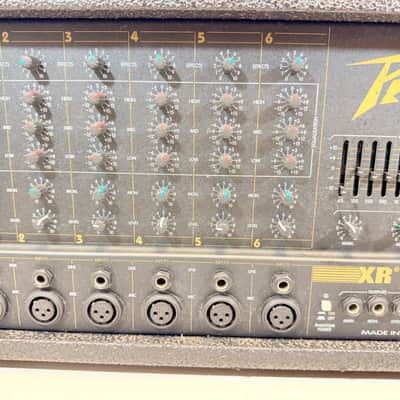 Peavey XR 600E 6-Channel Powered Mixer PA Head w/ Graphic EQ & Effects Late 1990's - Early 2000's image 5