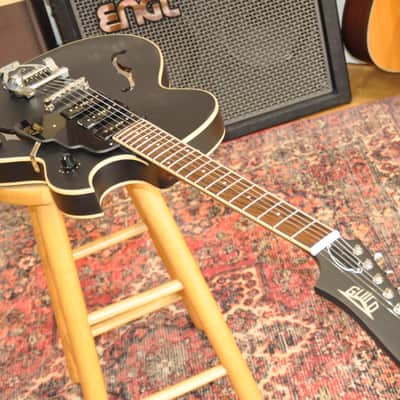 GUILD Starfire I Jet 90 Satin Black / Newark St. Collection / P90 Thinline Hollow Body / ISG210754857 image 3