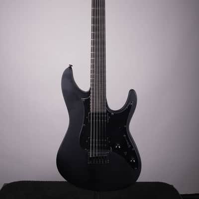 Ibanez AZ41B1 Iron Label Electric Guitar Black Flat w/ DiMarzio Pickups image 2