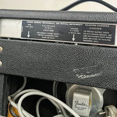 Fender Champ Silverface 1979 (EU) image 6