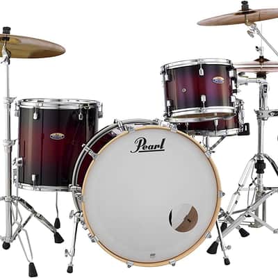 Pearl Decade Maple 3-piece Shell Pack Featuring 24"x14", 16"x16", 13"x9" Drums In Gloss Deep Redburst (DMP943XP/C261) image 1