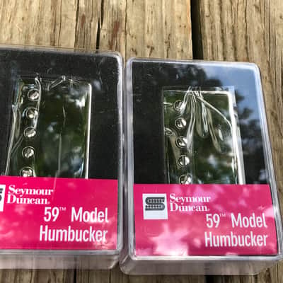 Seymour Duncan Vintage Blues Humbucker Pickup Set SH-1 59 NICKEL COVERS