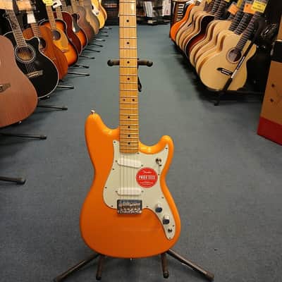 Fender Duo-Sonic Electric Guitar - Orange image 3