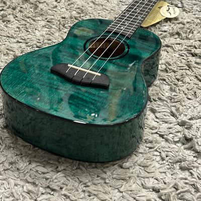 LAILA UDW-2313-FO HG GREEN - hi gloss concert ukulele image 4