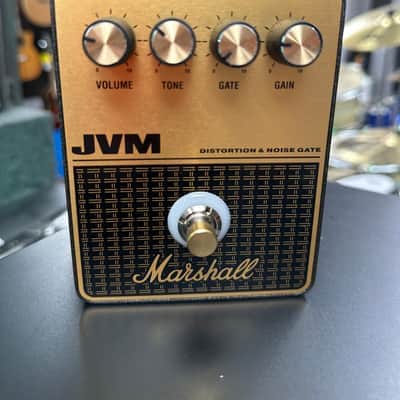 Marshall JVM Distortion and Overdrive Effects Pedal Regular Black and Gold image 2