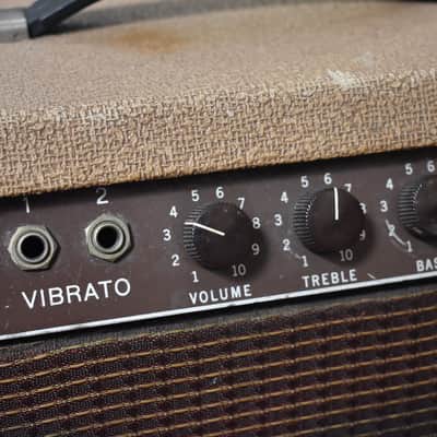 1960 Fender 5G12 Concert 4x10" Combo Amplifier Brownface Pre-CBS image 10
