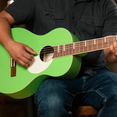 ORTEGA Gaucho Series 4/4 Konzertgitarre 6-String - Green Apple + Gigbag image 17