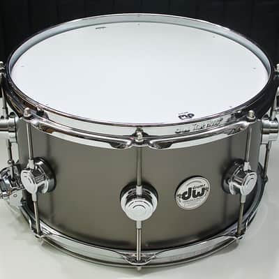 DW Collectors Satin Black Over Brass 7" x 13" Snare Drum w/ VIDEO! image 3
