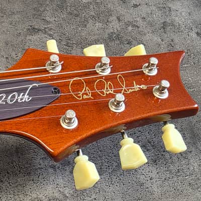 PRS Singlecut 20th Anniversary Artist 10 Top BIRDS IN FLIGHT 2006 AAA Amber Quilt USA American Single Cut Paul Reed Smith Guitar image 13