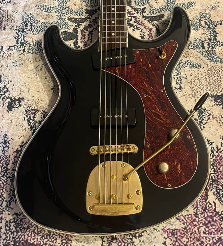 Eastwood Sidejack Bass VI with Bareknuckles Supermassive P-90. Bild 1