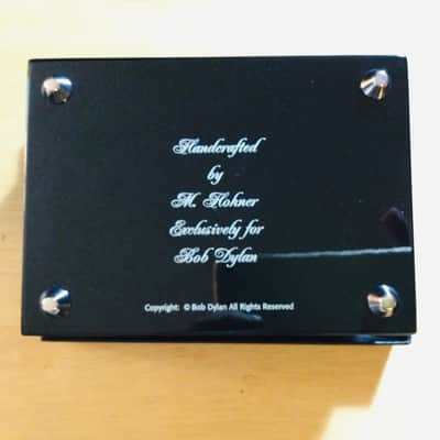 RARE Hohner Bob Dylan Signature Series Harmonica Collector's Display Box image 7