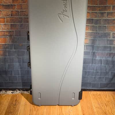 Fender Deluxe Molded Stratocaster / Telecaster Case Silver / Blue Interior image 1