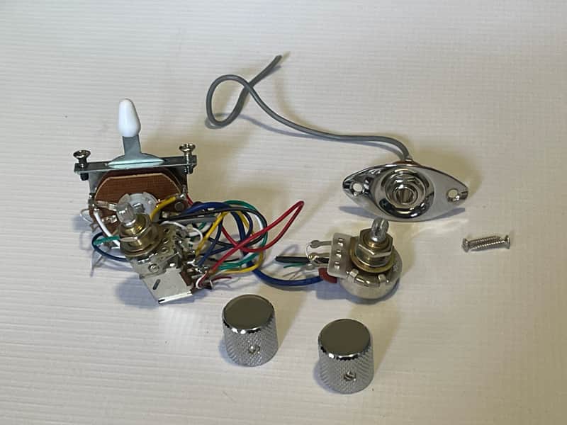 2023 Era Korean Charvel San Dimas Pro Mod Style 1 Guitar Complete Electronics Volume Pot Jack image 1