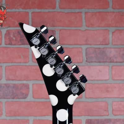 Jackson USA Randy Rhoads Tribute Flying V Black With White Polka Dots 1999 w/OHSC image 11