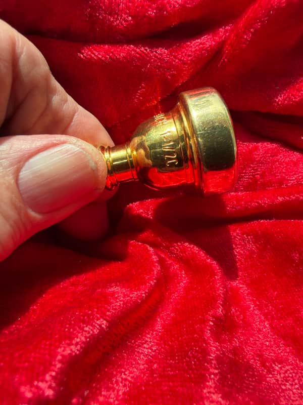 Bach 3511HCGP Gold Plated Trumpet Mouthpiece - 1-1/2C Cup2010s - Gold-Plated image 1
