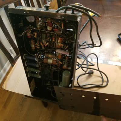 RCA Rare Military Projector Tube Amp MI-1356 Monoblock 6L6 PP for PH-398 PG-200 EQ 1949 - Black Wrinkle Paint image 14