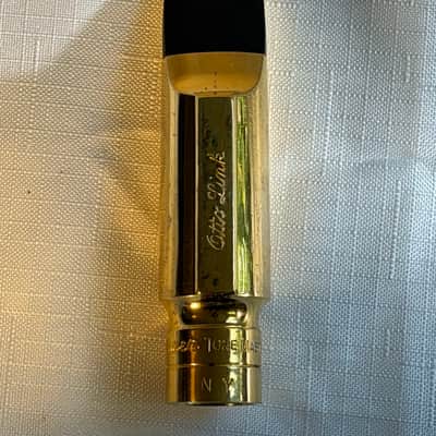 Otto Link OLM-404-5* NY Super Tone Master Metal Tenor Sax Mouthpiece -1990s- Gold image 4