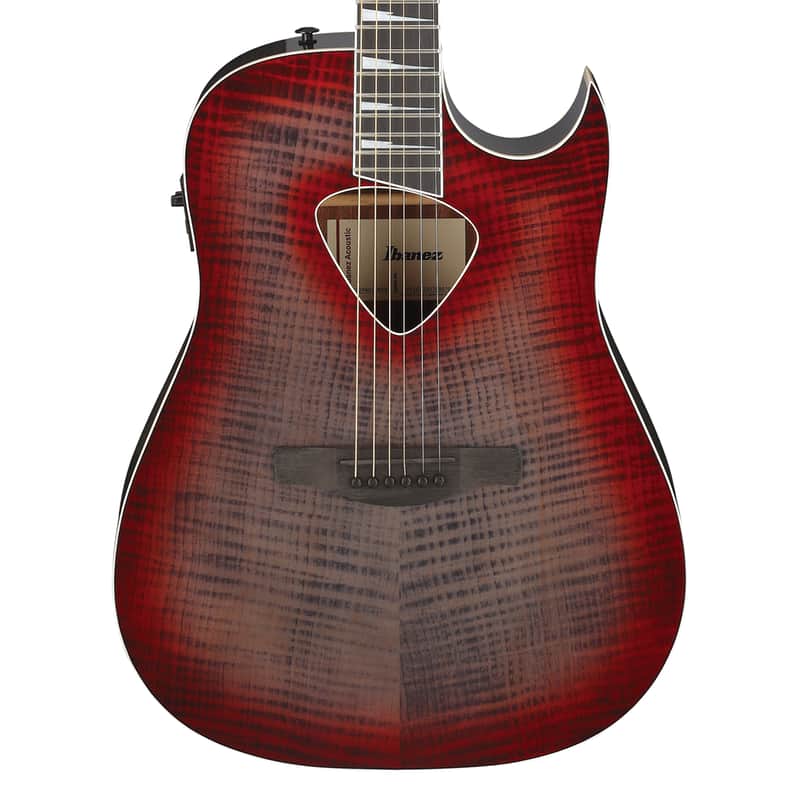 Used Ibanez ALT50FA Acoustic-Electric Guitar - Red Doom Burst High Gloss image 1