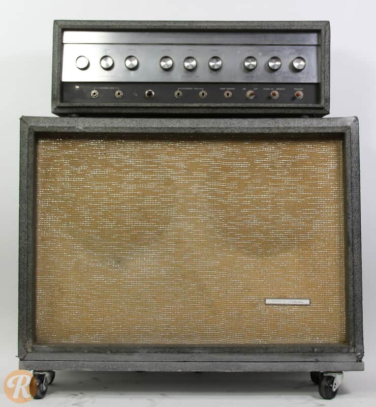 Silvertone Model 1484 Twin Twelve 60-Watt 2x12 Piggyback Guitar Amp image 1