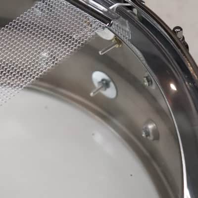 Ludwig Supraphonic 5x14" 10-Lug Aluminum Snare Drum Keystone Vintage 1960's #2 image 11