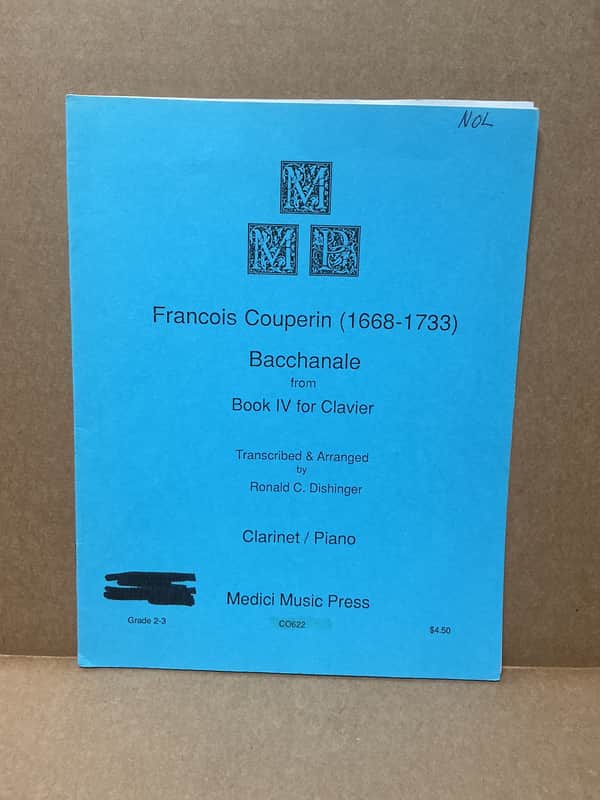 Medici Music Press Bacchanale by Francois Couperin Clarinet Solo image 1