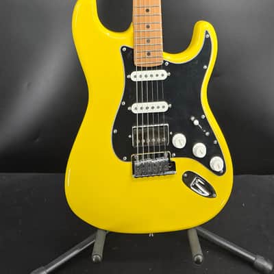 Fender 0179152713 Limited Edition Ultra II Stratocaster Electric Guitar, HSS,RM, Grafiti Yello image 2