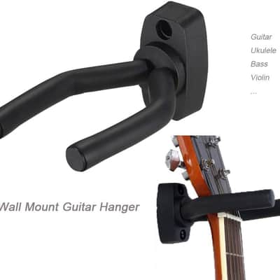 Guitar Wall Hanger Stand Ukulele Keep Guitar Wall Mount Hook Holder Mount Display Stand Rack Bracket Most Guitar Bass Accessories image 2