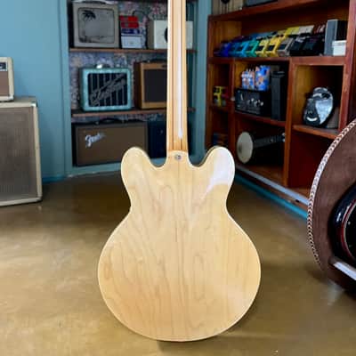 2005 Epiphone Sheraton II Korea Natural Semi-Hollow Electric Guitar w/Vintage Gibson Case image 18