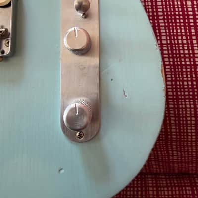 Fender Telecaster Vintera Road Worn Sonic Blue, Lollar CC and BS pickups image 2