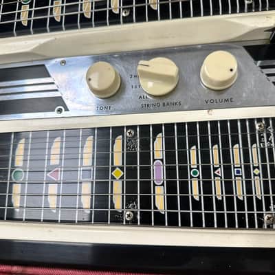1956 National Triple-Neck Hawaiian Black & White Lap Steel Guitar, Serial #X 69224.. ... image 4
