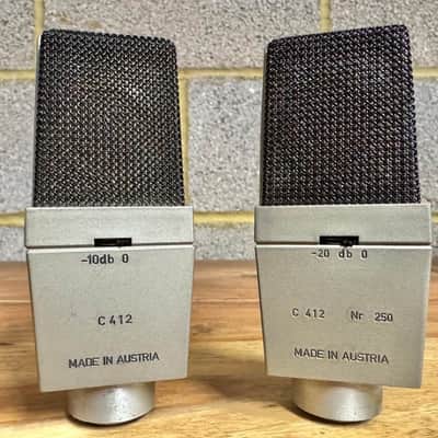 AKG 412, Brass CK12 Capsule, Pair image 2