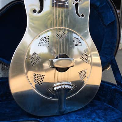 National Reso-Phonic NRP Steel 12 Fret Single Cone 2023 Rubbed Nickel image 10