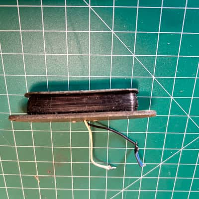 Fender Single Coil pickup 1976 Grey bottom original vintage USA image 2