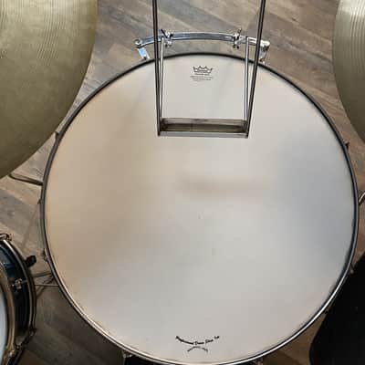VINTAGE Slingerland Be-Bop Combo Turquoise Sparkle Cocktail Kit image 8