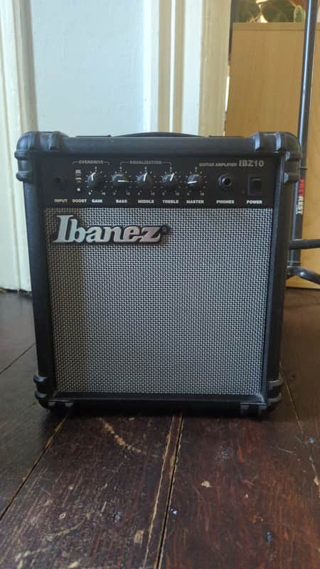 Ibanez IBZ10G Guitar Amp 2010s - Black 10 Watt Solid State Practice Amp image 1