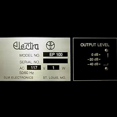 ELECTRA EP-100 Analog Delay, Mic & Instrument Inputs, Tone, Repeat, Vintage Unit - Early 80’s - Black image 13