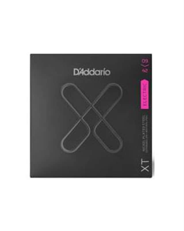 D'Addario XTE0942 XT Nickel Plated Steel Electric Guitar Strings -.009-.042 Super Light image 1