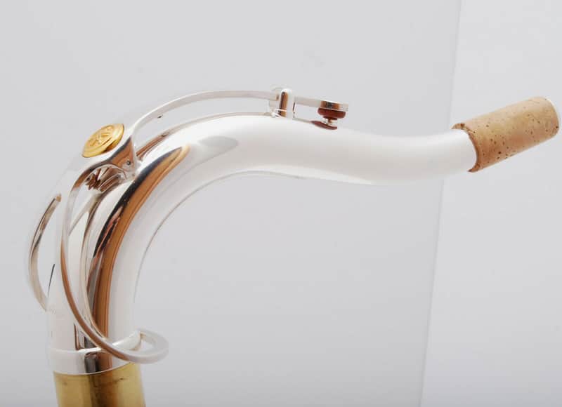 Yamaha TE1 Silver Plated Custom E1 Tenor Saxophone Neck W/GoldLacquer Option image 1