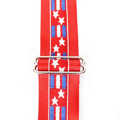 Souldier "Stars & Bars" Blue & White Pattern 2" Guitar Strap image 5