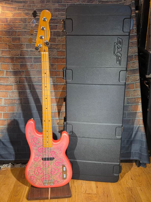 Fender 2003 MIJ 1954 Precision Bass Reissue Pink Paisley w/ SKB
