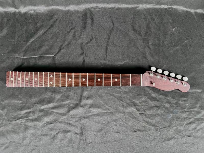 Fender Rosewood Telecaster Neck 60's C Shape Neck George Harrison Style With Tuners image 1