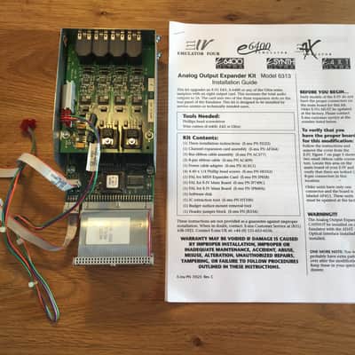 EMU E-MU Sampler Analog output Expander Octo Card 6313 E6400 E5000 Ultra E4X T image 9