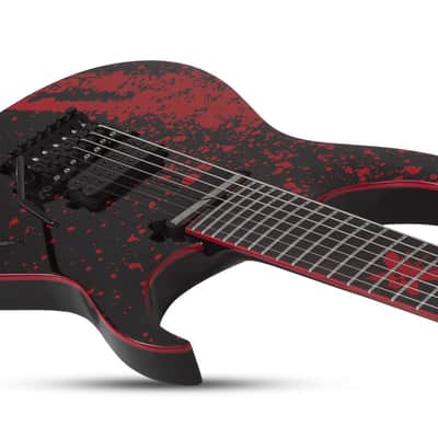 Schecter Sullivan King Banshee-7 FR-S Electric Guitar. Obsidian Blood image 5