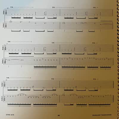 Sithu Aye - Set Course For Andromeda! - Guitar tab / Tablature Book image 4
