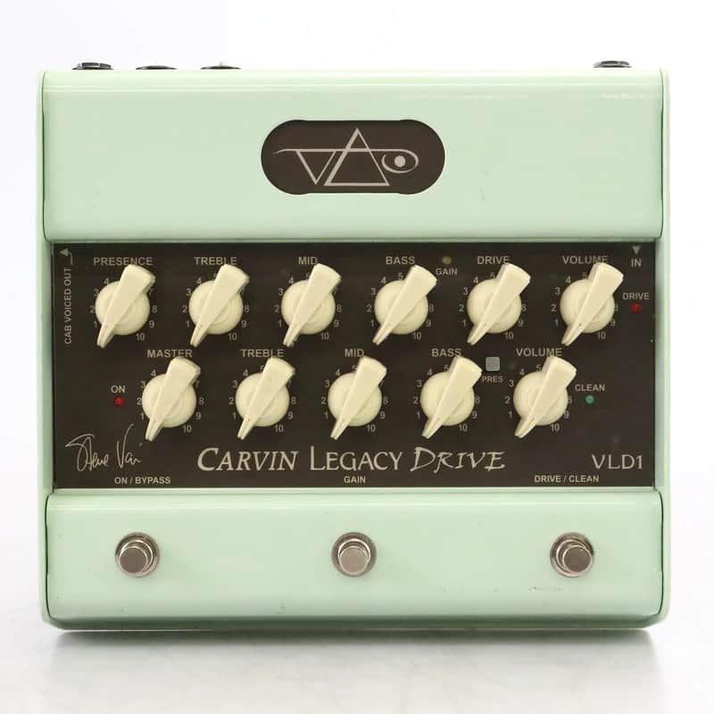 ★動確済★ Carvin VLD1 Legacy Drive Steve Vai Carvin VLD1 Legacy Drive Steve Vai Signature Tube Preamp Pedal